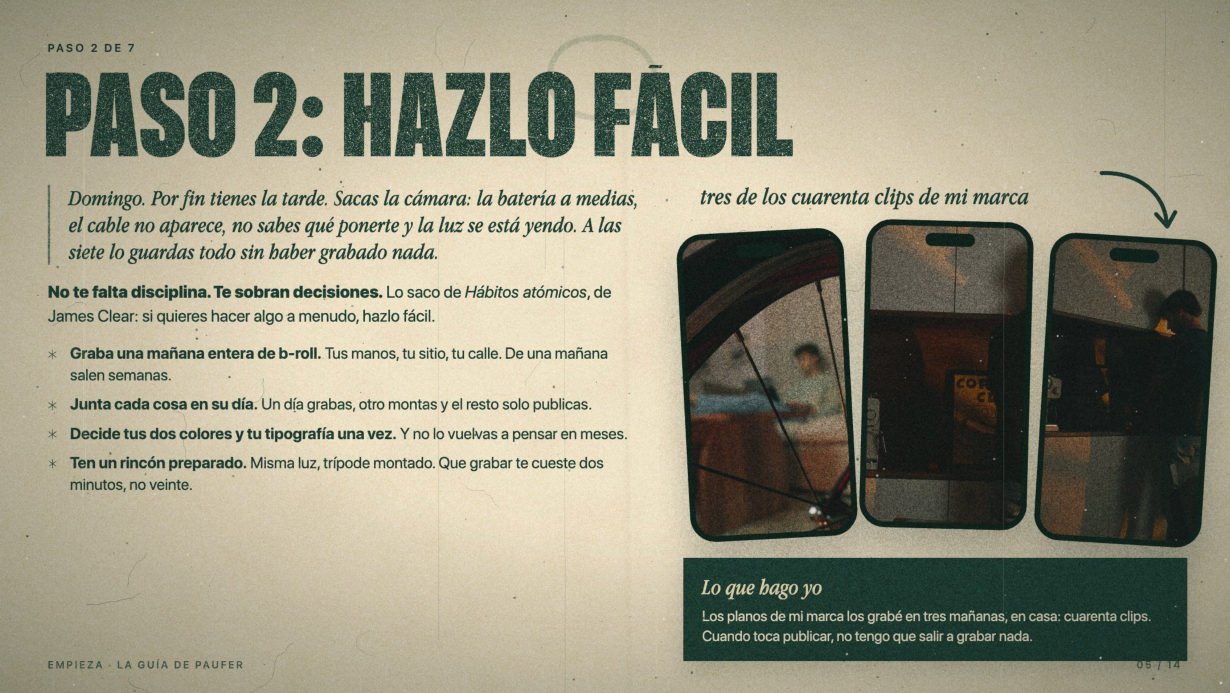 Paso 2, Hazlo fácil: tres móviles con planos de Pau